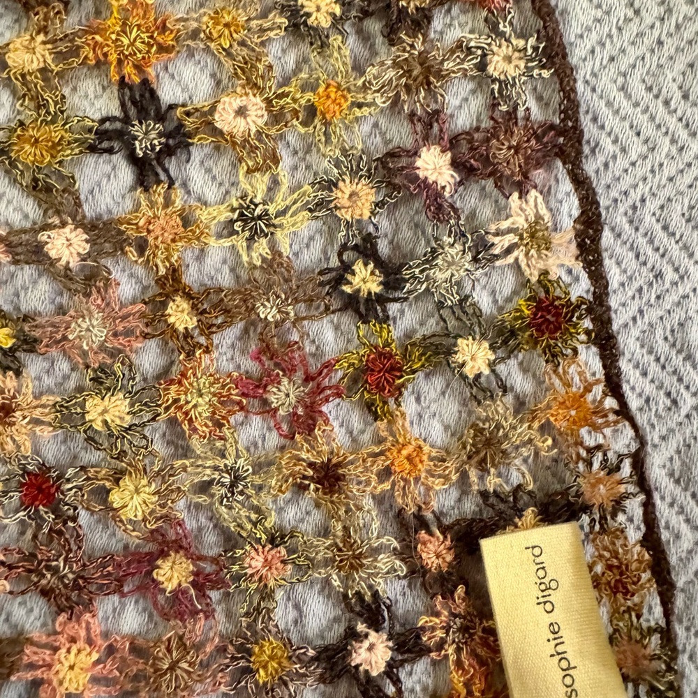Floral Lace Scarf - Picture 9 of 9